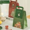 Túi giấy quai xách Giáng Sinh Merry Christmas xanh đỏ