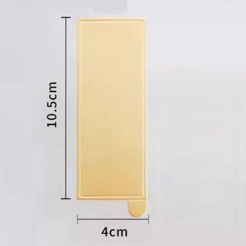 Đế lót bánh mousse hình chữ nhật 10.5x4cm