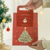 Túi giấy quai xách Giáng Sinh Merry Christmas xanh đỏ
