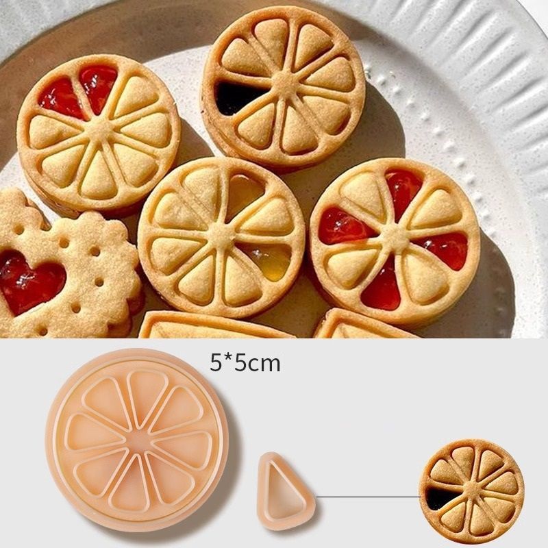 Khuôn nhấn bánh quy có lõi quả chanh