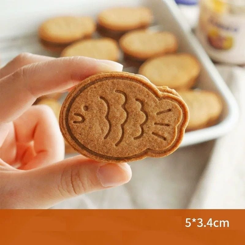 Khuôn nhấn bánh quy Con Cá