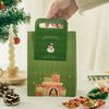 Túi giấy quai xách Giáng Sinh Merry Christmas xanh đỏ