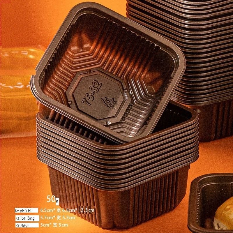 Khay trung thu nâu 50g