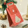 Túi giấy quai xách Giáng Sinh Merry Christmas xanh đỏ