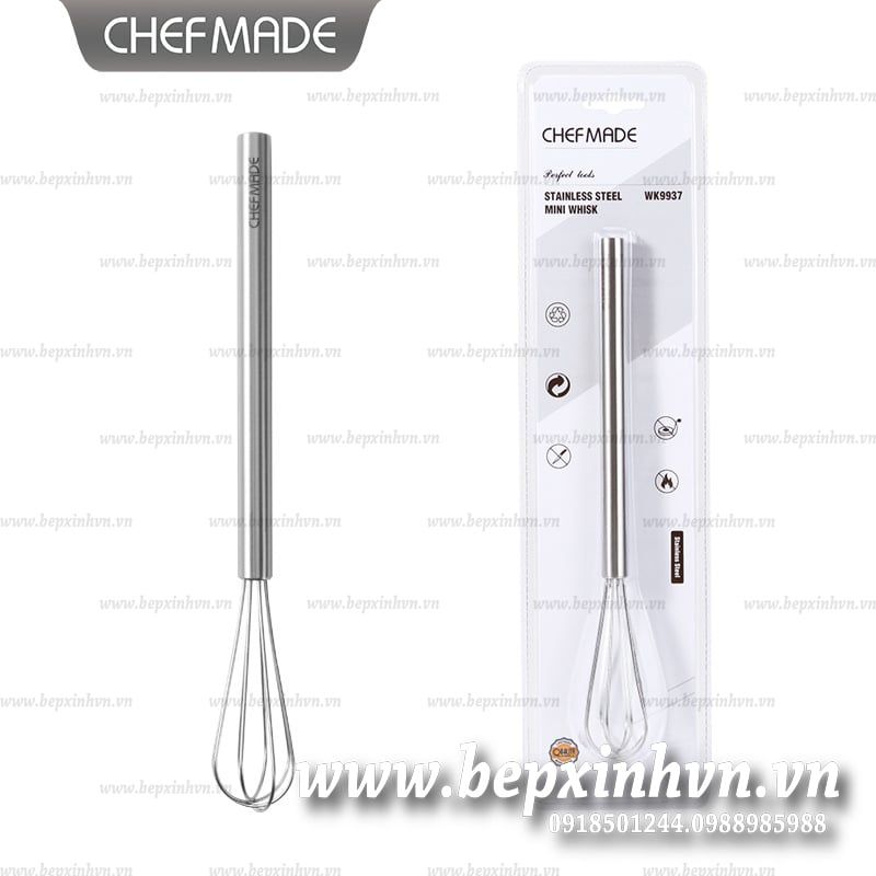 Phới lồng đánh trứng inox mini Chefmade WK9937