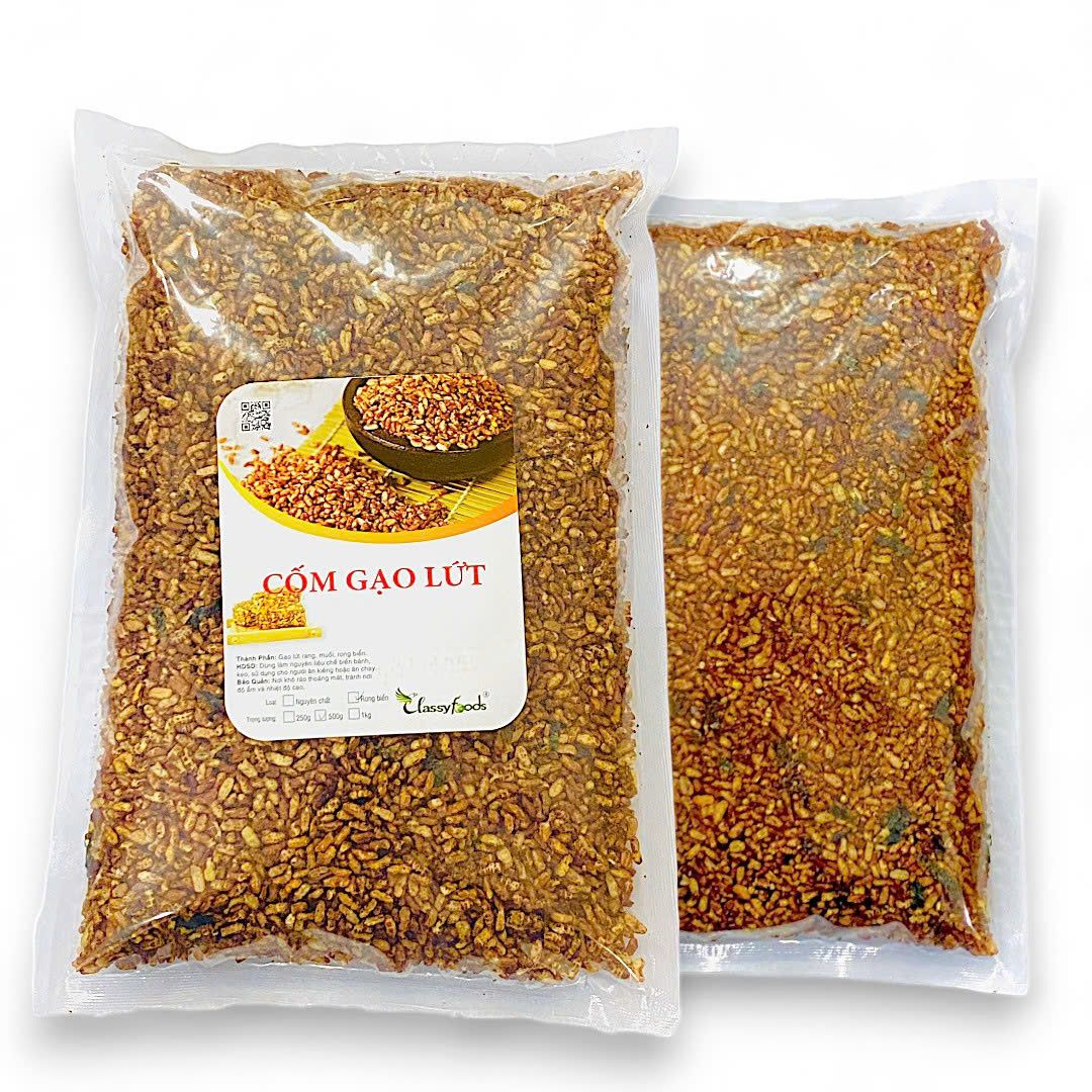 Cốm Gạo lứt rong biển Classyfoods 500gr.