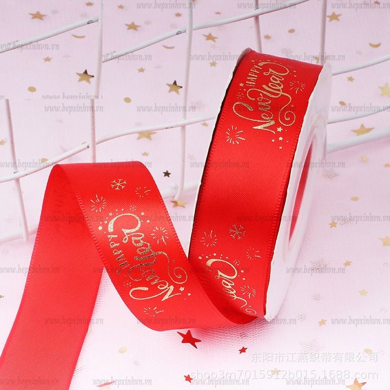 Ruy băng Tết Happy New Year