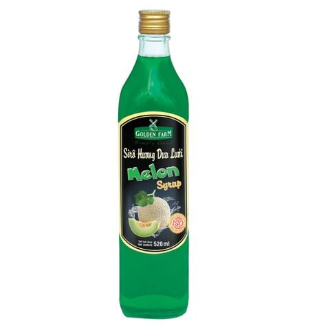 Sirô hương dưa lưới Golden Farm 520ml