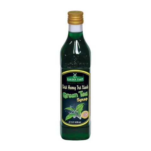 Sirô hương Trà Xanh Golden Farm 520ml