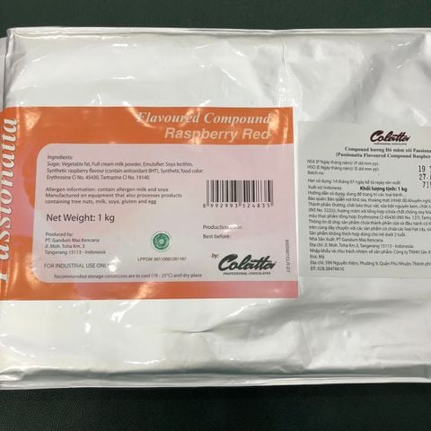 Socola Colatta màu đỏ 1kg.