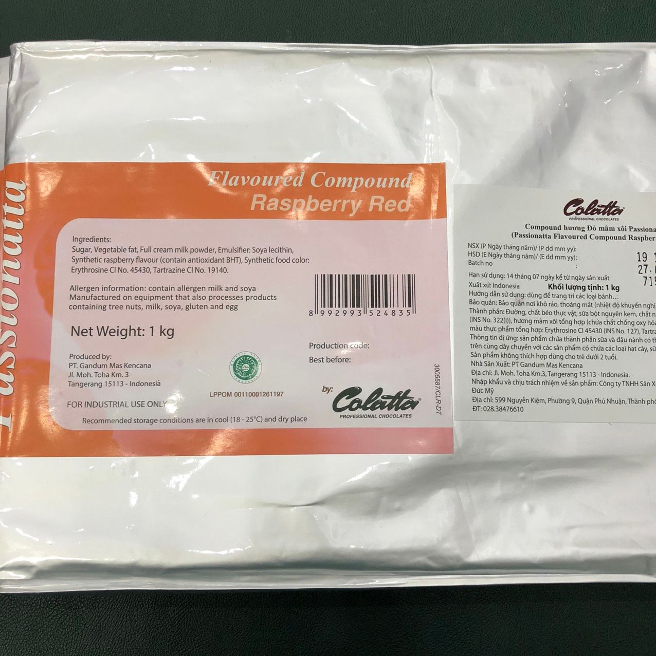 Socola Colatta màu đỏ