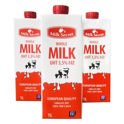 Sữa tươi nguyên chất Ba lan Milk Secret 1Lít.