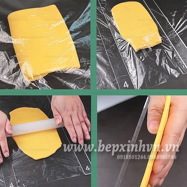Bộ thước cân bằng cán đều bột