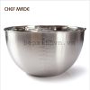 Tô trộn bột chia vạch 24cm Chefmade WK9365