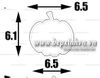 Khuôn nhấn bánh quy trái bí ngô