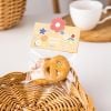Túi đựng bánh kẹo kèm tag Hoa nhiều màu