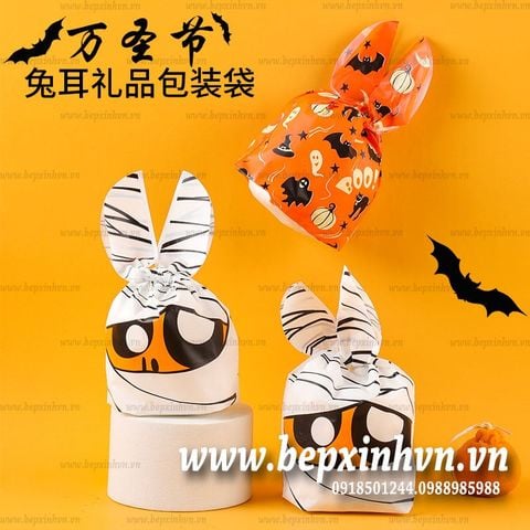 Túi bánh kẹo tai thỏ Halloween