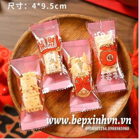 Túi đựng kẹo nougat Đôi Cá (100 túi)