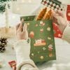 Túi giấy quai xách Giáng Sinh Merry Christmas xanh đỏ