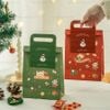 Túi giấy quai xách Giáng Sinh Merry Christmas xanh đỏ