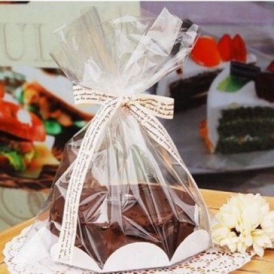 Túi gói bánh kẹo đế hoa 8''