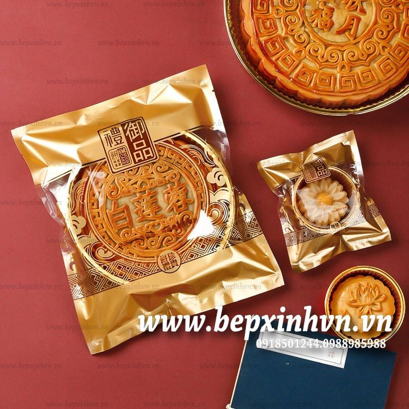 Túi trung thu hàn size lớn 250g - 350g nâu
