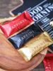 Túi đựng kẹo nougat 4x9.5cm Happiness Đen Vàng Đỏ
