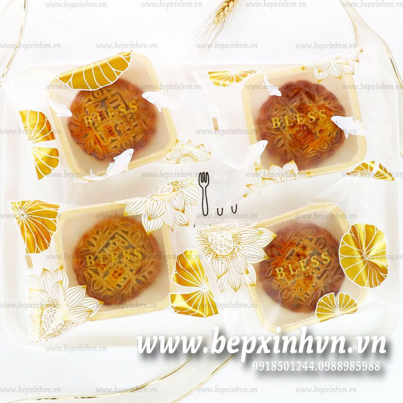 Túi trung thu hàn 50g-100g Sen Vàng