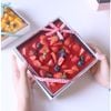 Hộp bánh kèm khay vuông nắp trong E14-5