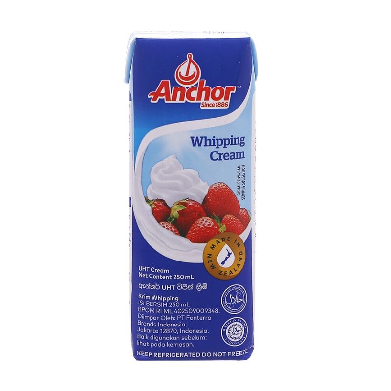 Whipping Cream Anchor hộp 250ml.