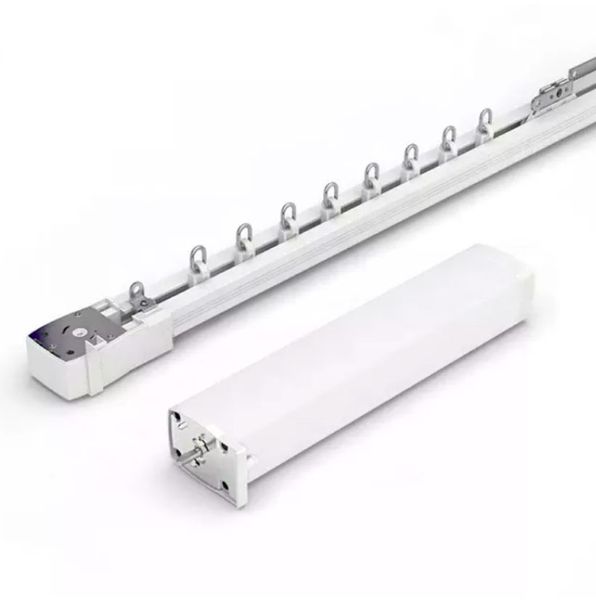 Thanh ray rèm tự động vuông - Kết hợp với động cơ tự động CMZ