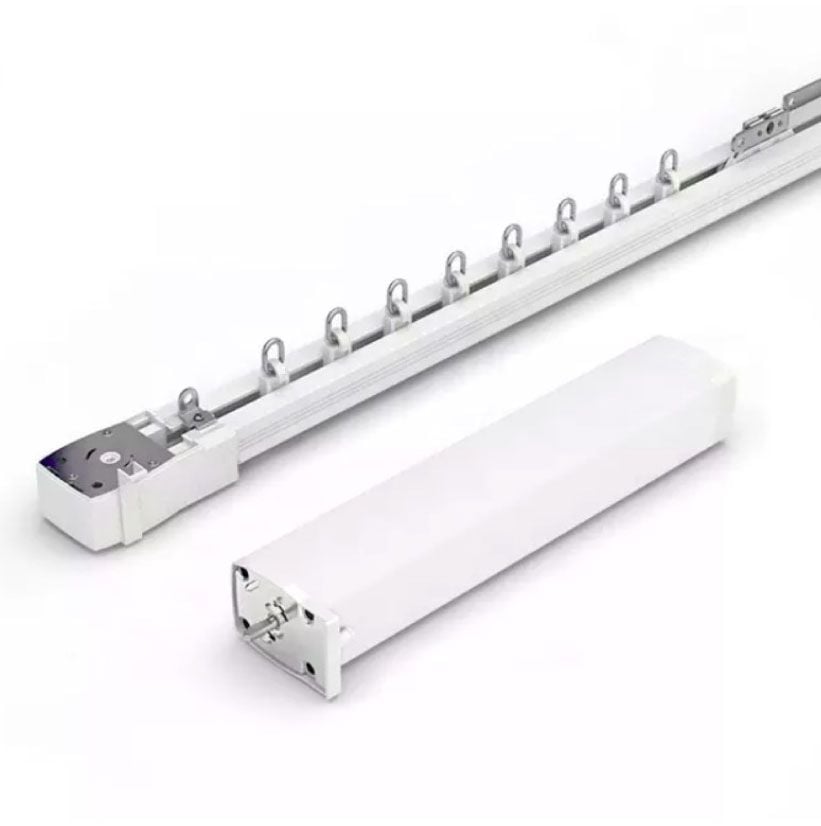 Thanh ray rèm tự động vuông - Kết hợp với động cơ tự động CMZ