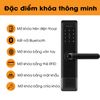 SDL1 - Khóa cửa thông minh vân tay, thẻ từ, mật khẩu, khóa cơ cao cấp dành cho cửa gỗ