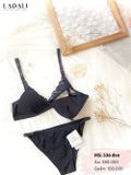 Bộ Đồ Lót sau sinh cotton Ladali - Set S136 Đen