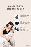 Bộ Đồ Lót Sau Sinh Cho Con Bú Ladali - Set 207 Đen