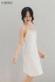 Váy Ngủ Lụa 2 Dây Slip Dress Ladali - VN23 Trắng