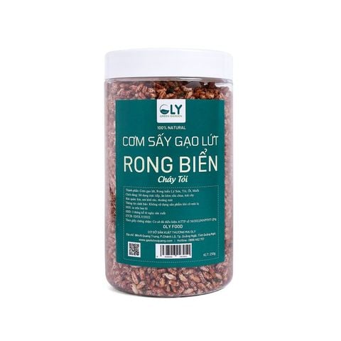  CƠM SẤY GẠO LỨT RONG BIỂN - 250G 