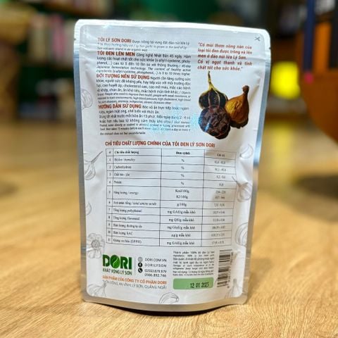  Tỏi đen Lý Sơn Dori - Nhiều tép Loại 1 - túi 200g 