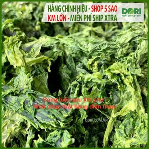  Rong biển xanh - Rong xà lách khô Dori Food - bổ sung khoáng chất và vitamin quý - Ulva Lactuca Dori Food 