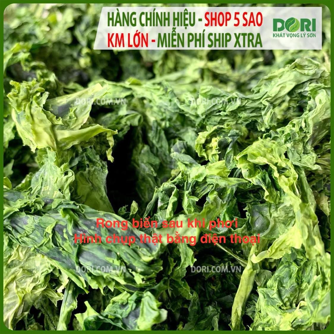 Rong biển xanh Rong xà lách khô Dori Food Ulva Lactuca Dori Food