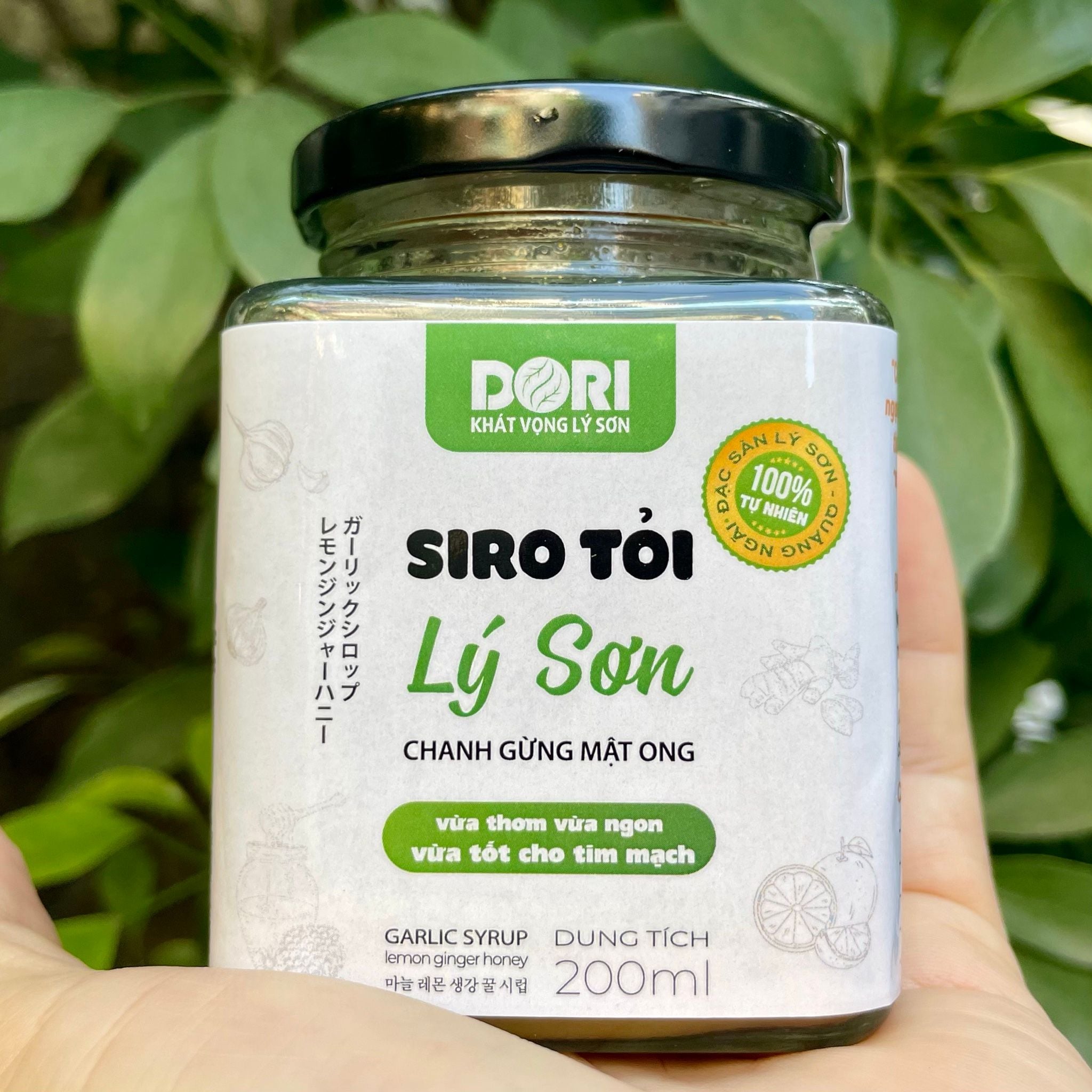 Siro tỏi Lý Sơn Dori