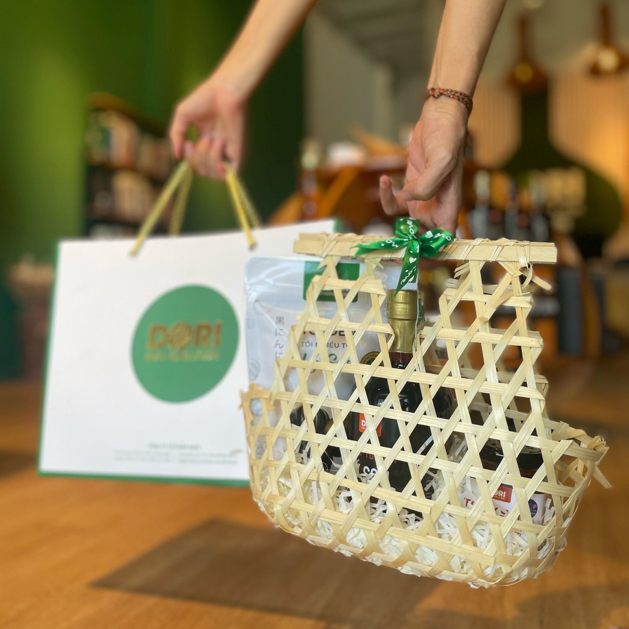 Giỏ quà đặc sản Lý Sơn Dori - Bình An 01