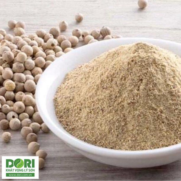 Bột tiêu sọ nguyên chất - Dori Thơm Thơm - 70g - 500g Gia vị Việt Nam - Bột gia vị - White pepper powder - VietNamese spices