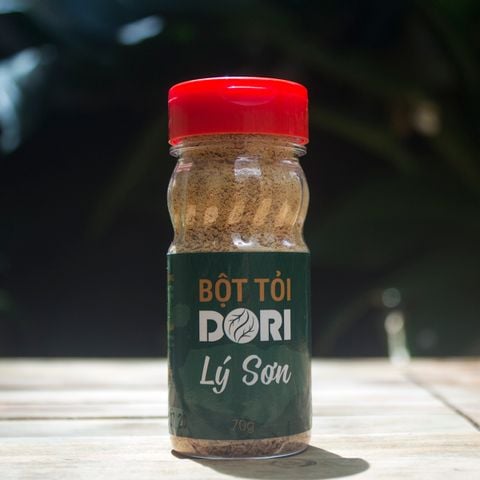  Bột tỏi Lý Sơn Nguyên chất Dori - Hủ 70g - Túi 500g 