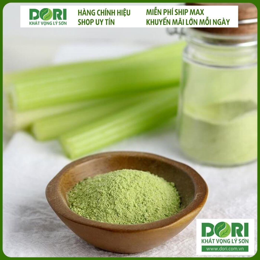 Bột cần tây nguyên chất - Dori Thơm - 70g - 500g - Gia vị Việt Nam - Bột gia vị - Celery powder- VietNamese spices