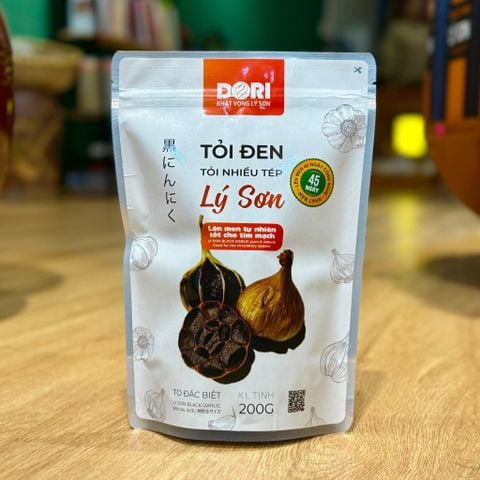  Tỏi đen Lý Sơn Dori - Nhiều tép Loại 1 - túi 200g 