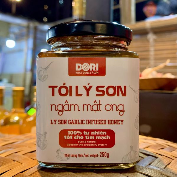 Tỏi Lý Sơn ngâm mật ong Dori
