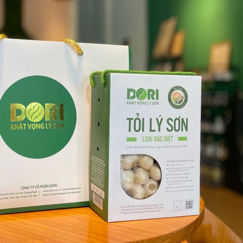 Tỏi Lý Sơn Dori - Hộp 1kg ( KM đến hết 30/4/25) 