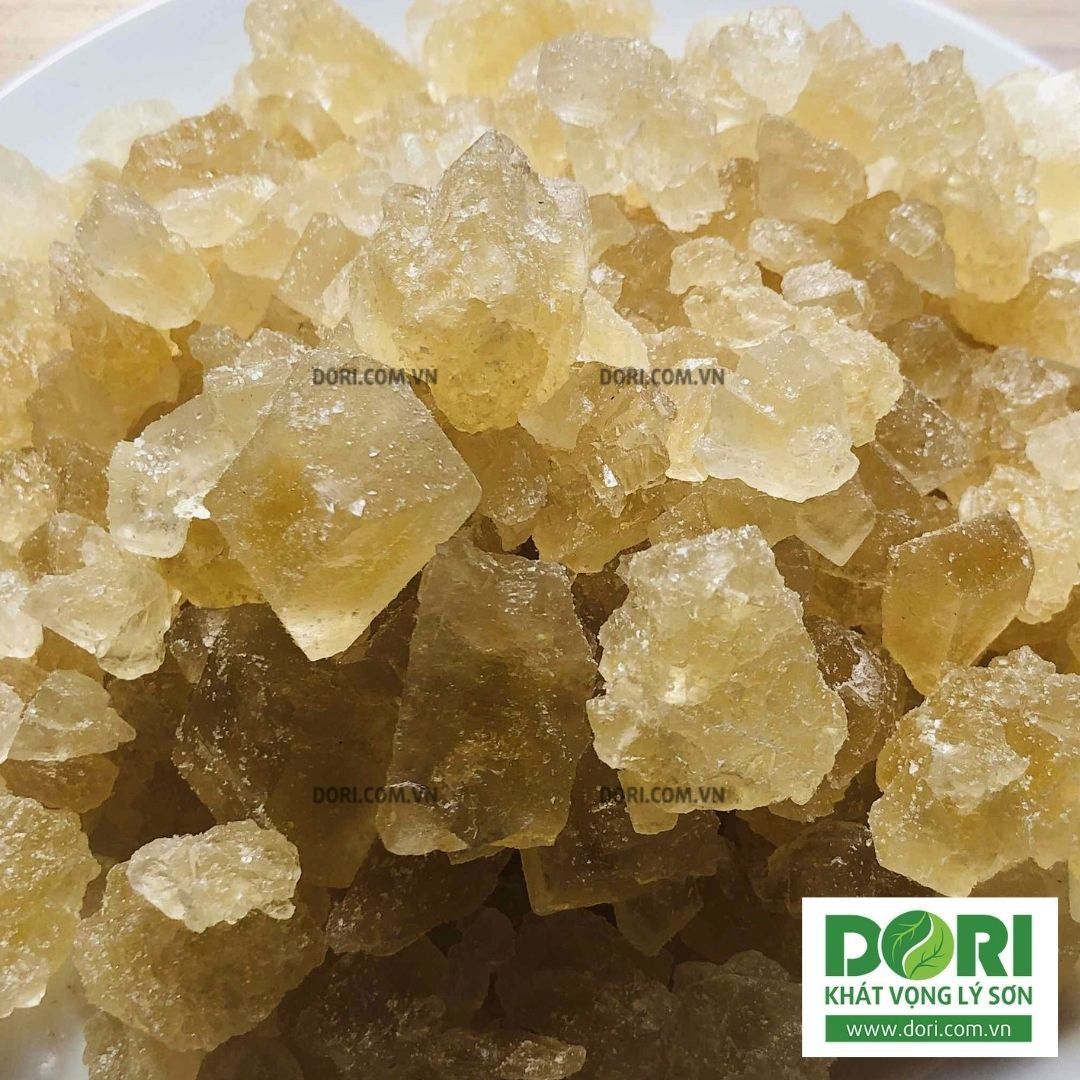 Đường phèn đường phổi vàng (nâu) Dori Food Không chất tẩy 1kg TỎI ĐEN