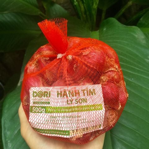 Hành tím Lý Sơn Dori - Túi lưới 500g 